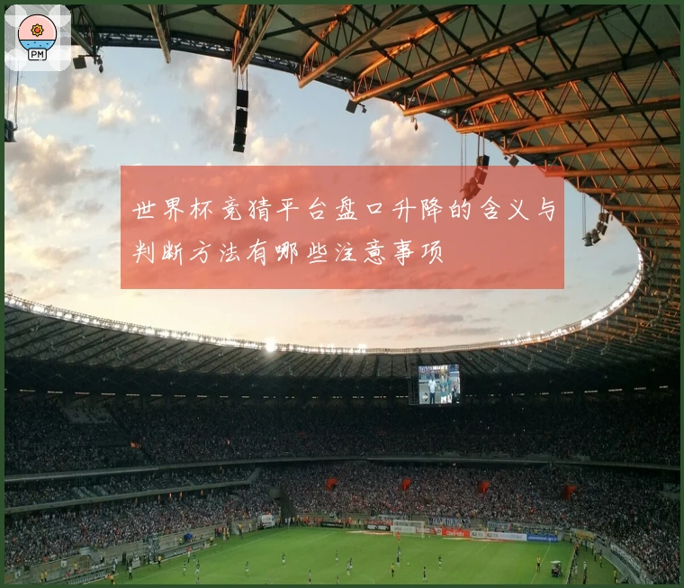 世界杯竞猜平台盘口升降的含义与判断方法有哪些注意事项
