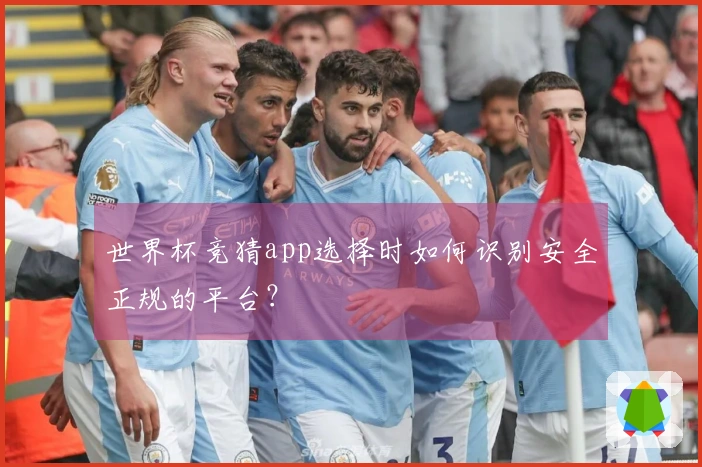 世界杯竞猜app选择时如何识别安全正规的平台？
